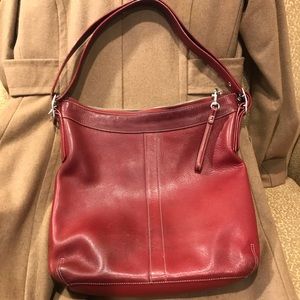 Beautiful Red Coach Bag